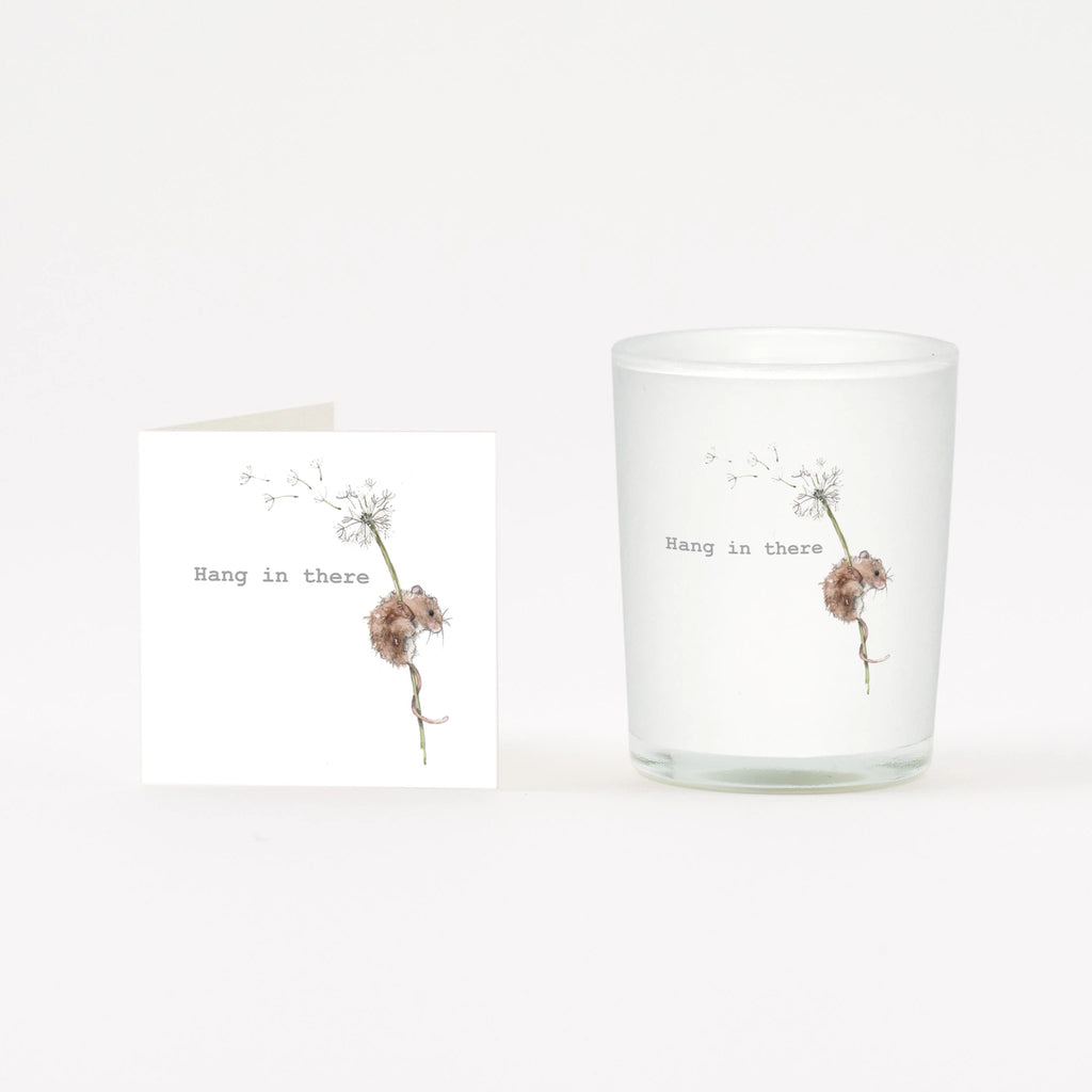 Boxed Hang In There Candle & Card