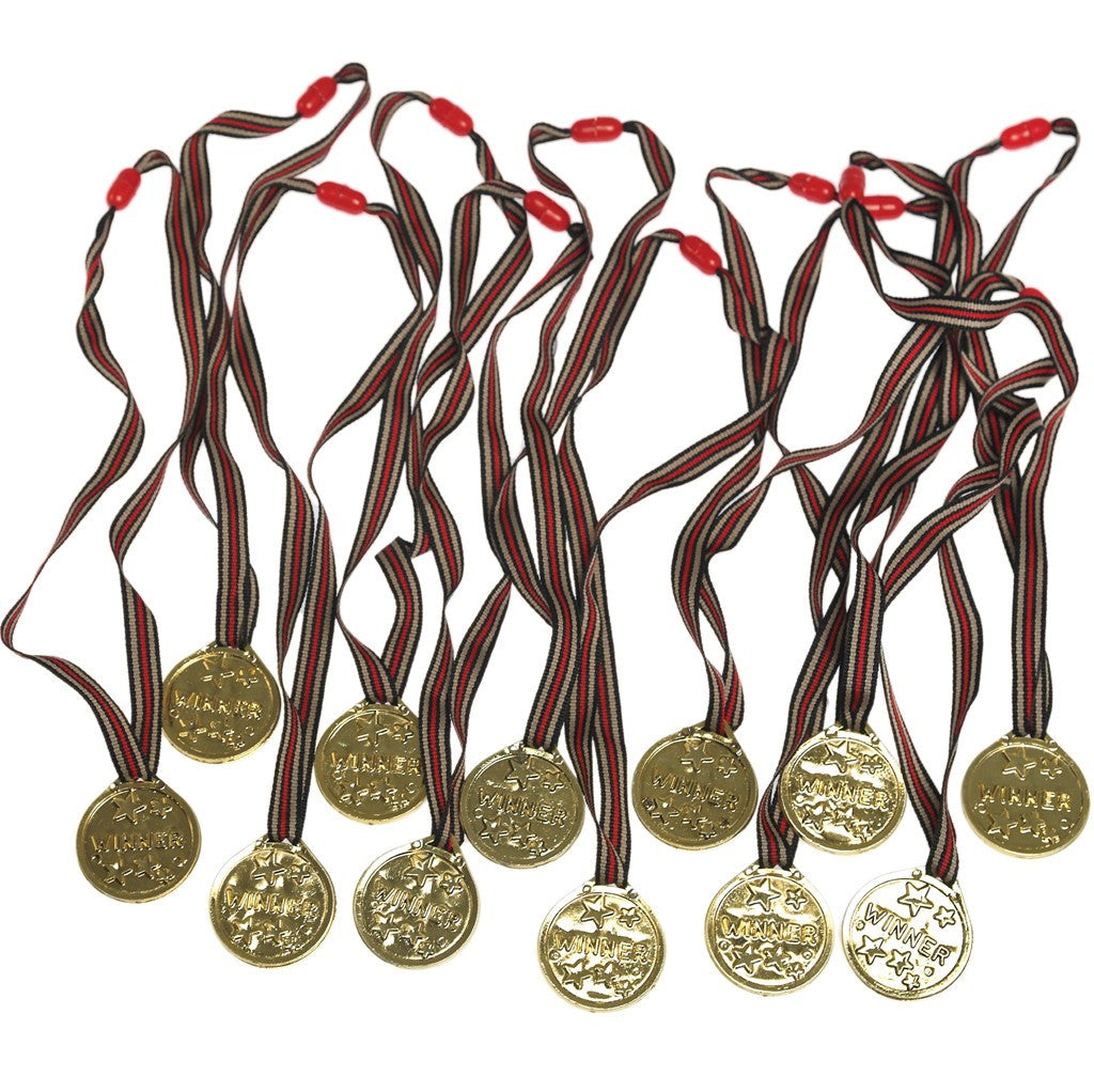 Set of 12 Sports Day Winners Medals