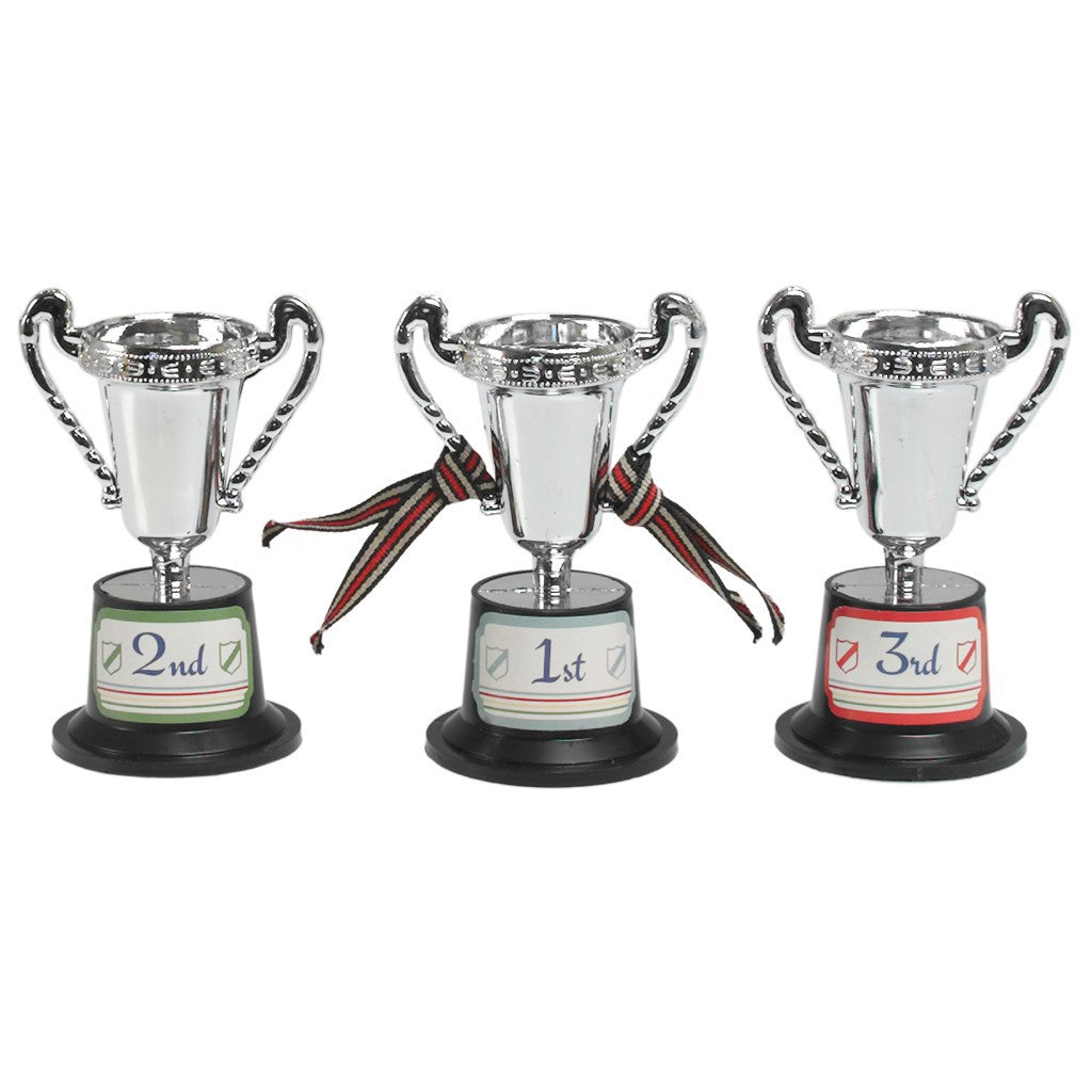 Set of 3 Sports Day Champion's Trophies