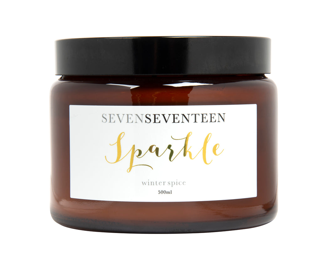 Winter Spice Scented Candle Sparkle 500ml