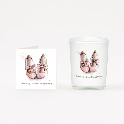 Boxed Lovely Grandaughter Candle & Card
