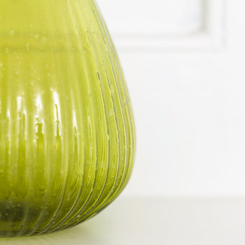 Luni Vase Recycled Glass Jade