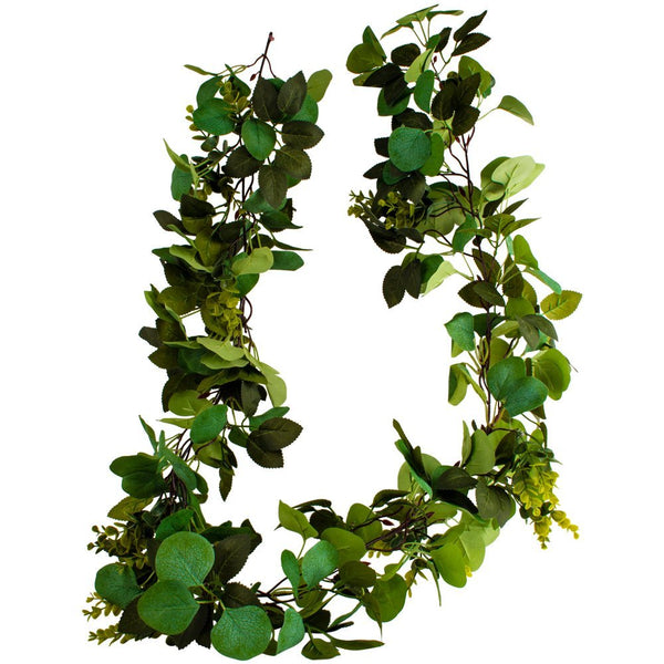 Grand Illusions | Rose Leaf and Eucalyptus Garland | Indigo Blue Trading