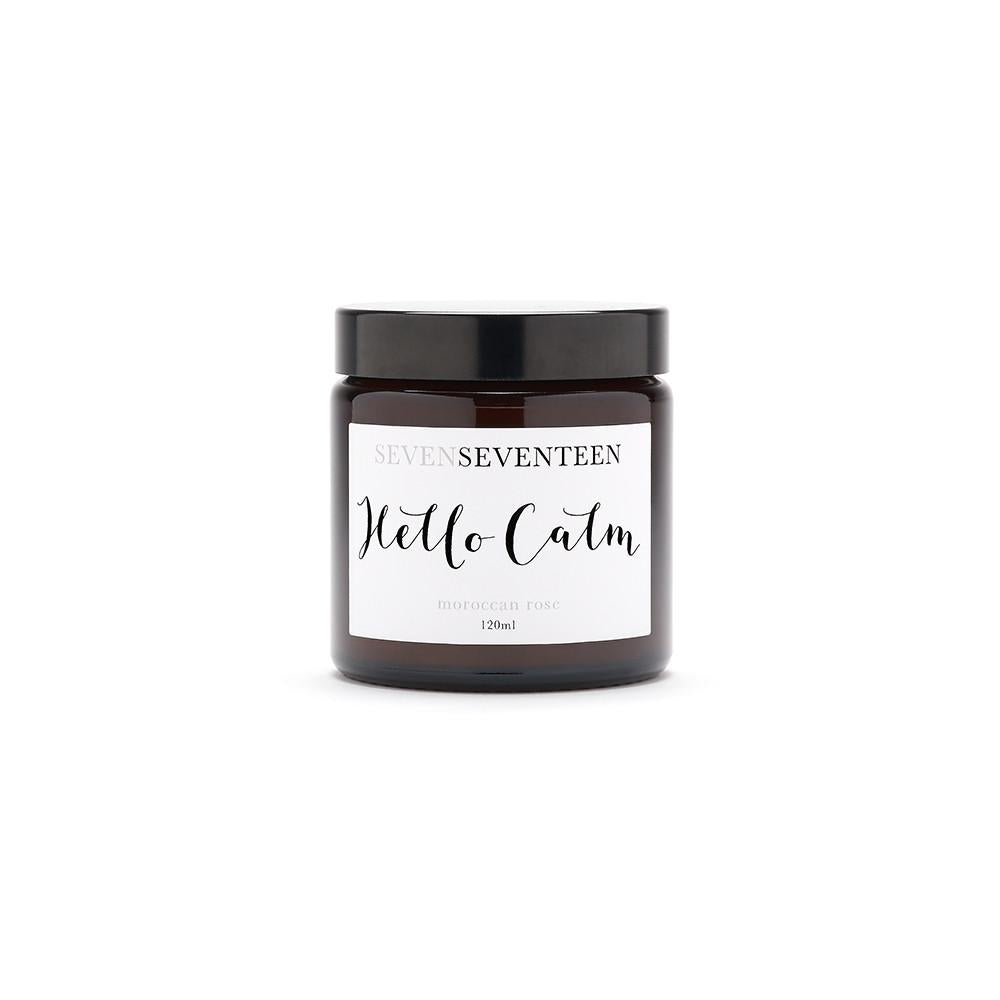 Moroccan Rose Scented Candle Hello Calm