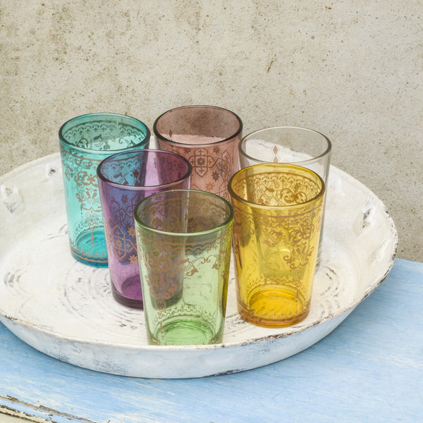 Moroccan Tea Glasses - Set of 6