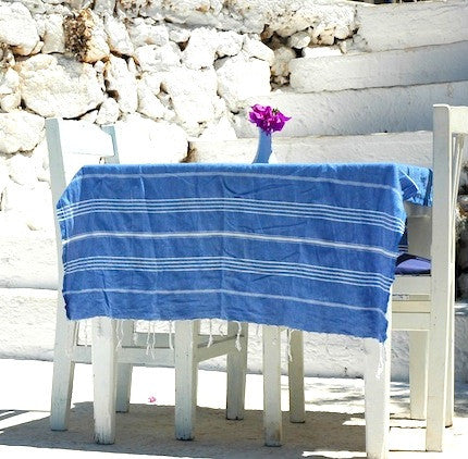 Azure Hammamas Cotton Towel/Wrap