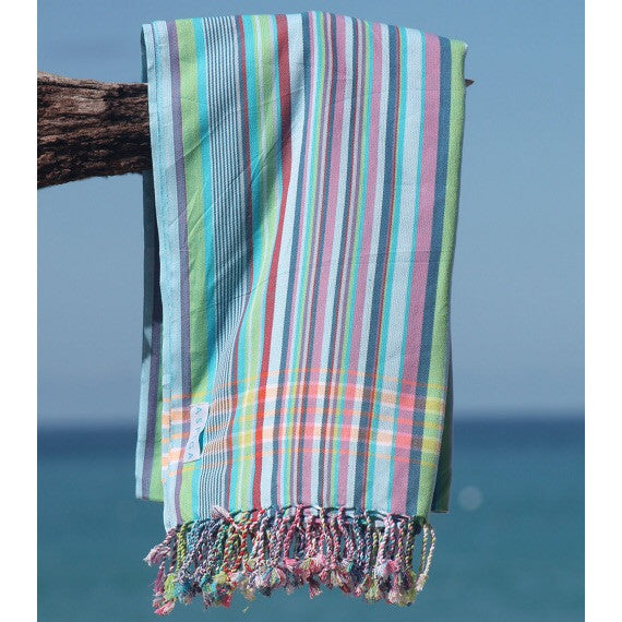 Baringo Turquoise Kikoy Towel
