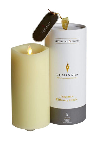 Luminara Fragranced Diffusing Candle With Remote & Jasmin & Neroli Fragrance Pod