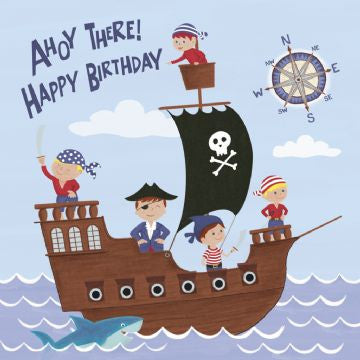 Pirate Birthday Card
