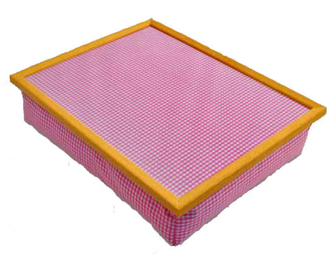 Red Check Lap Tray