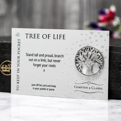 Tree Of Life Carded Pocket Charm