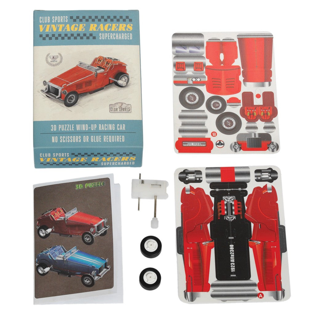 Make Your Own Wind Up Racing Car