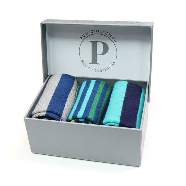 Men’s Triple Bamboo Sock Box