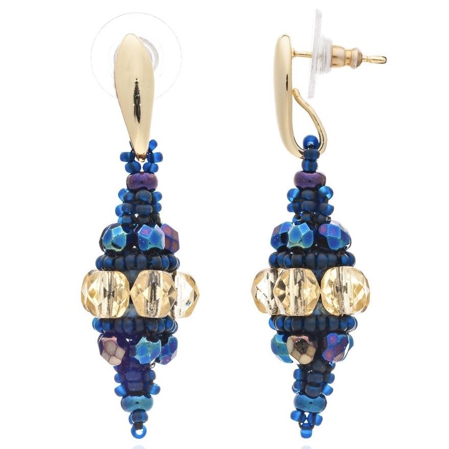 Blue Midnight Fiorella Bauble Earrings