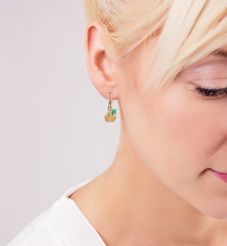 Blue Labradorite & Iolite Alaya Charm Earrings