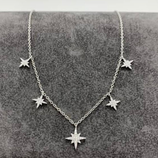 Gold Valhalla Star Charm Necklace