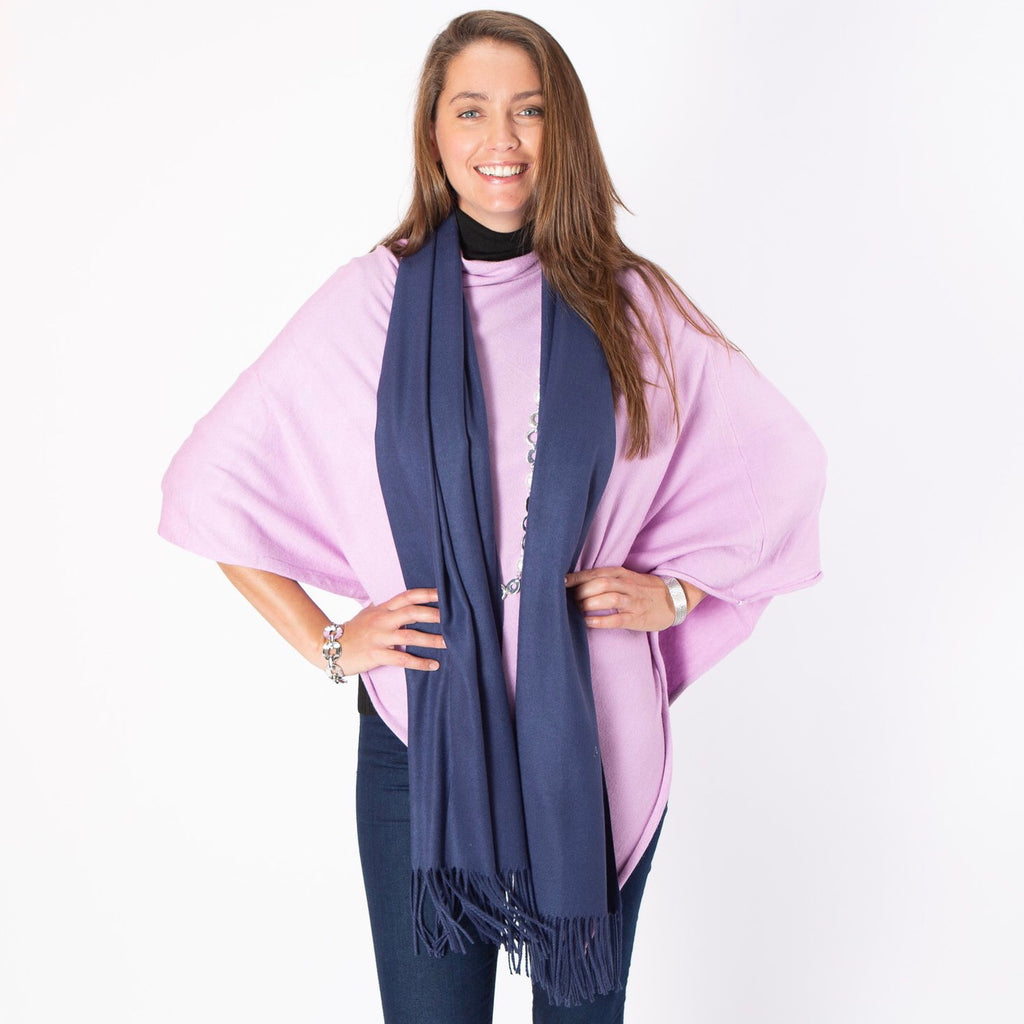 Navy Blue Georgia Pashmina