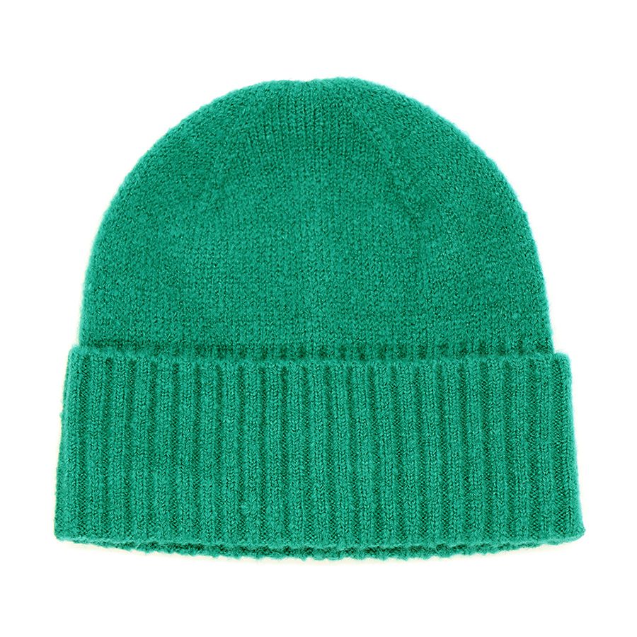 Green Jade Knitted Beanie Hat