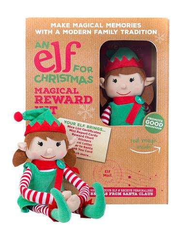 Elf For Christmas Girl With Magical Reward Kit