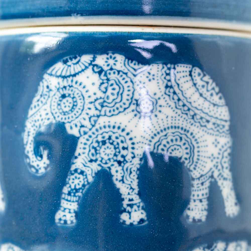 Petit Pot Indigo L’Elephant