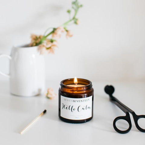 Moroccan Rose Scented Candle Hello Calm