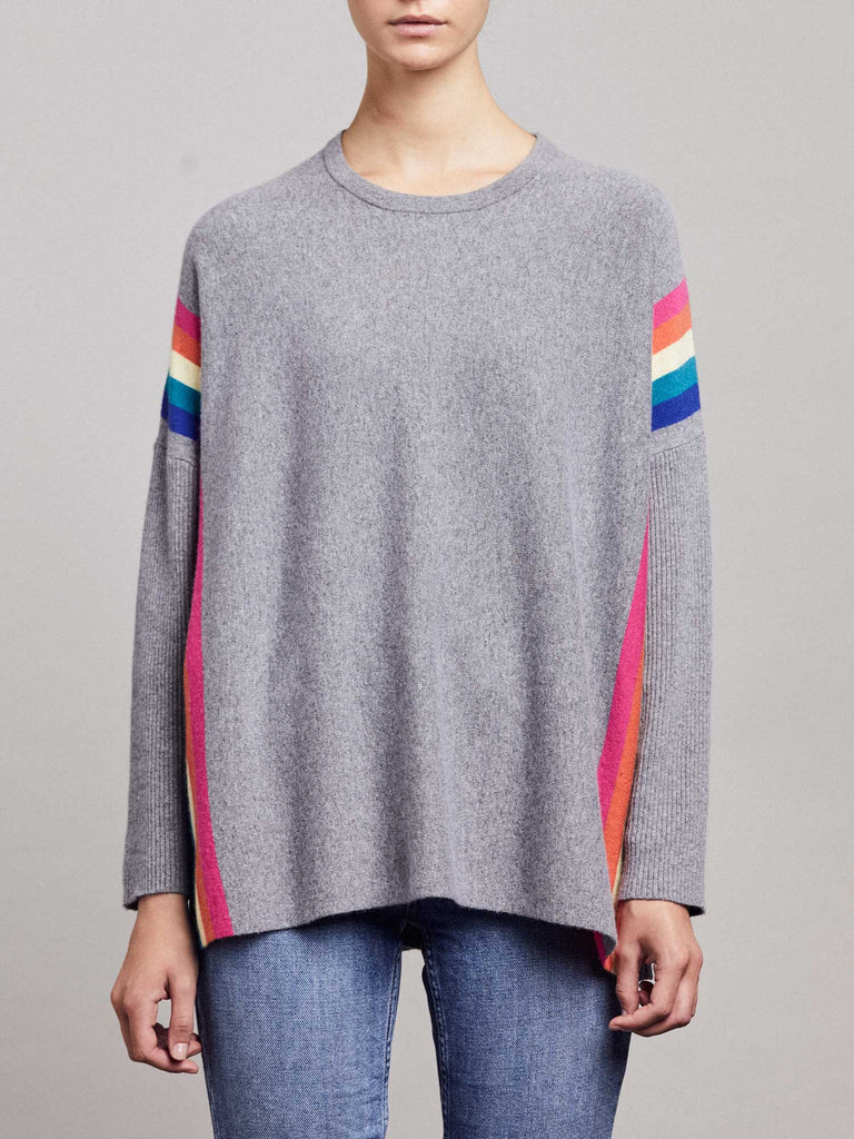 Grey Alex Rainbow Jumper