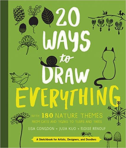 20 Ways To Draw Everything With 180 Nature Themes From Cats & Tigers To Tulips & Trees