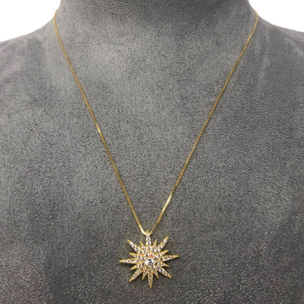Gold Rock Star Necklace