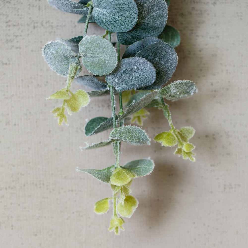 Faux Frosted Eucalyptus Sprig