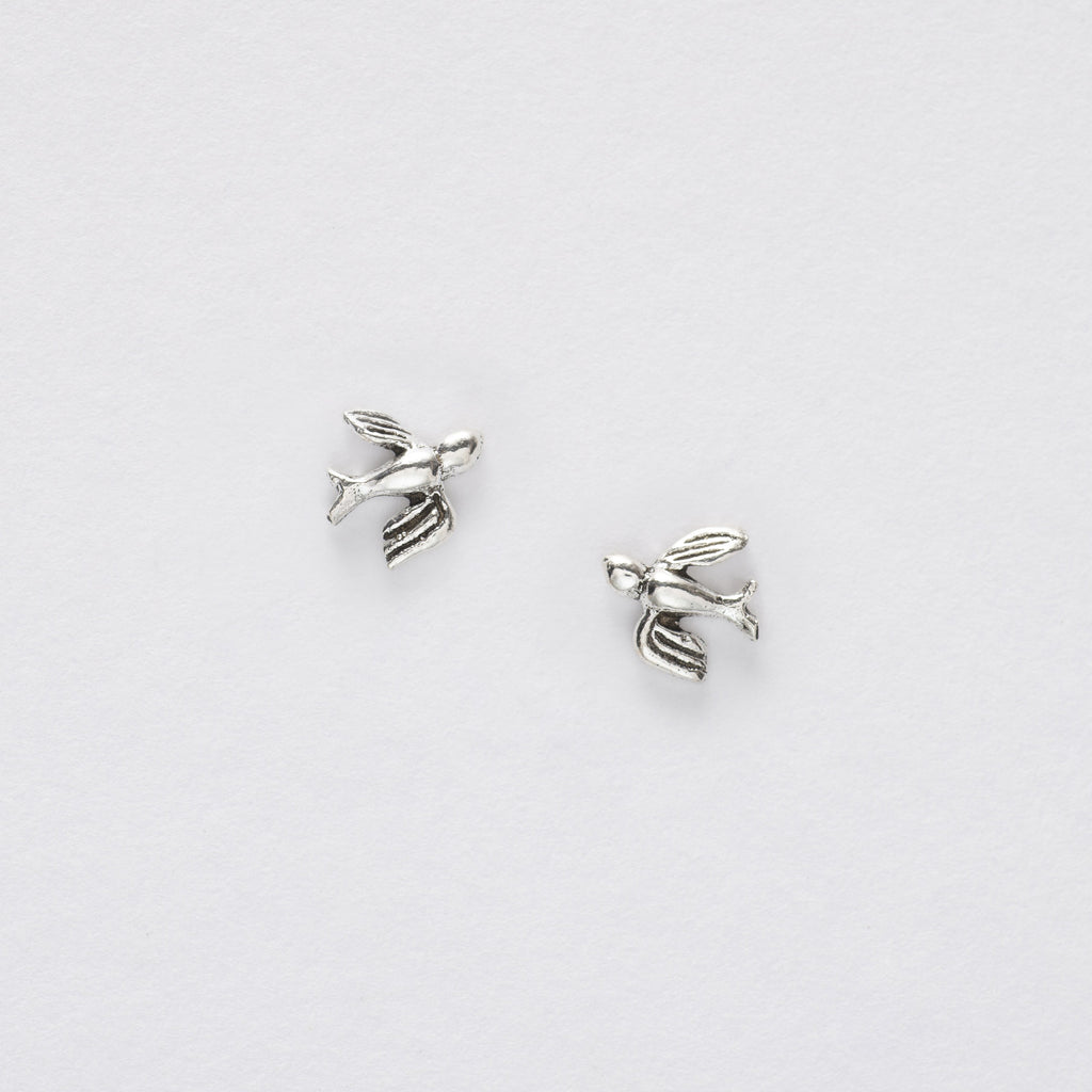 Boxed Heart Tree Silver Earring Card