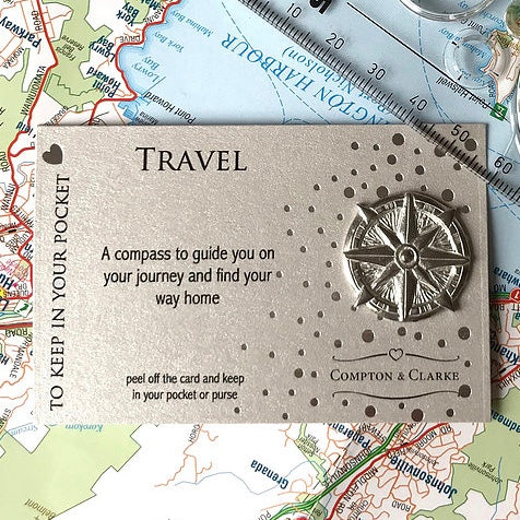 Travel Carded Pocket Charm