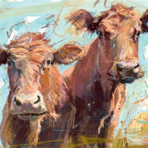 Two Brown Cows