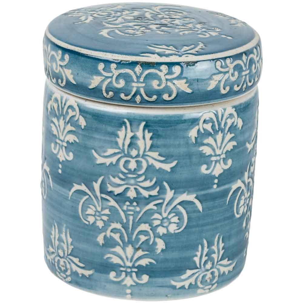 Petit Pot Teal Chinoiserie