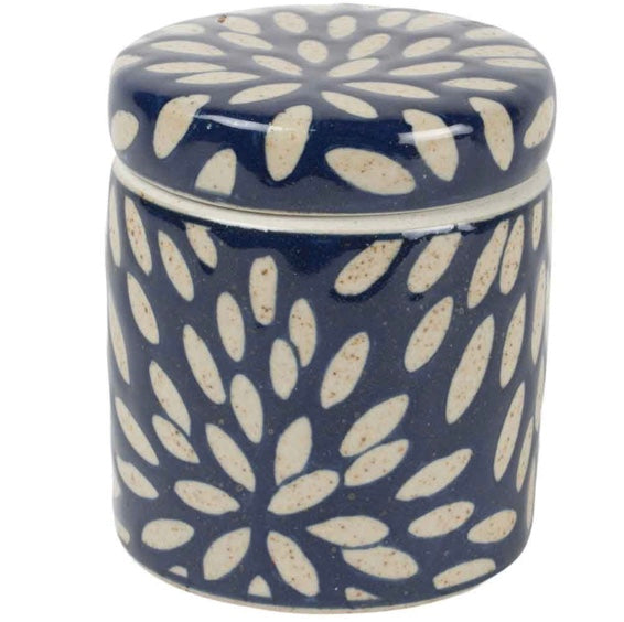 Petit Pot Indigo Petales