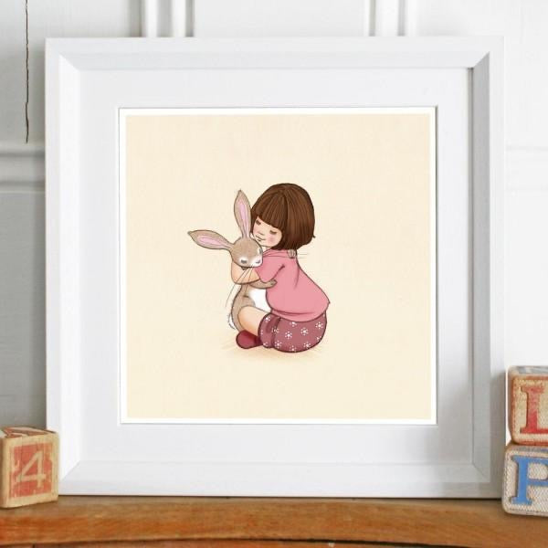 Belle & Boo Birthday Hugs Print