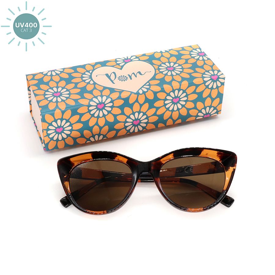 Classic Tortoiseshell Cat Eye Frame Sunglasses