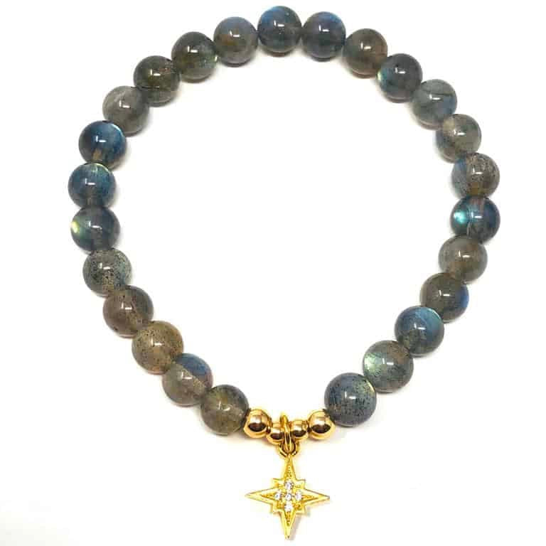 Gold Labradorite North Star Bracelet