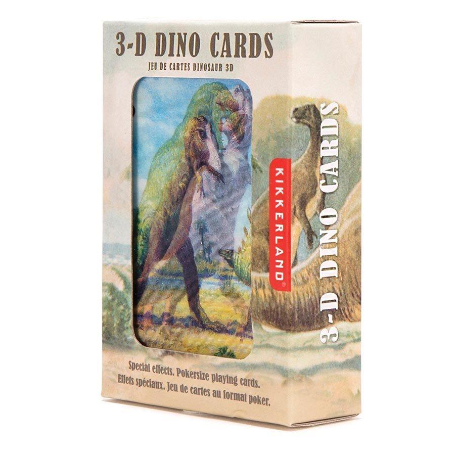 3D Dinosaur Playing Cards