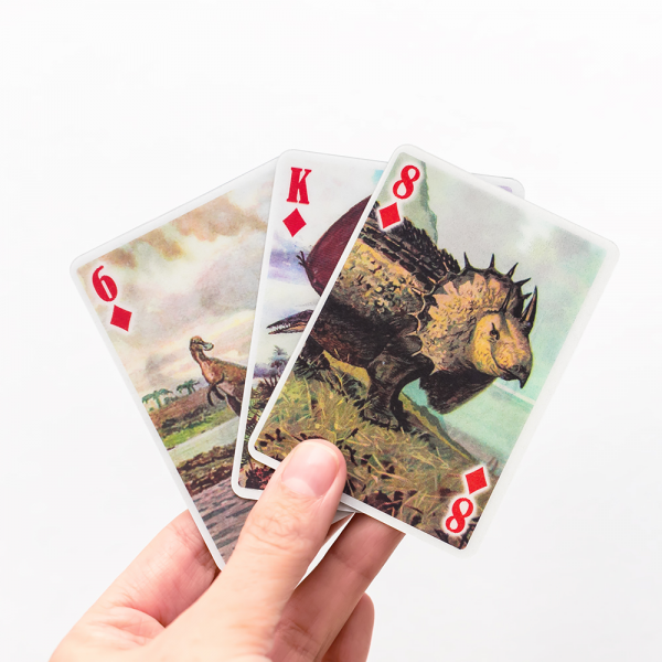 3D Dinosaur Playing Cards