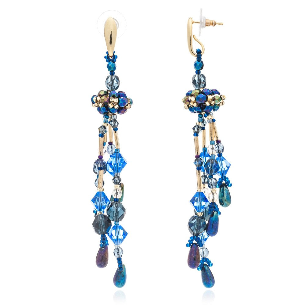 Blue Midnight Talisa Chandalier Earrings