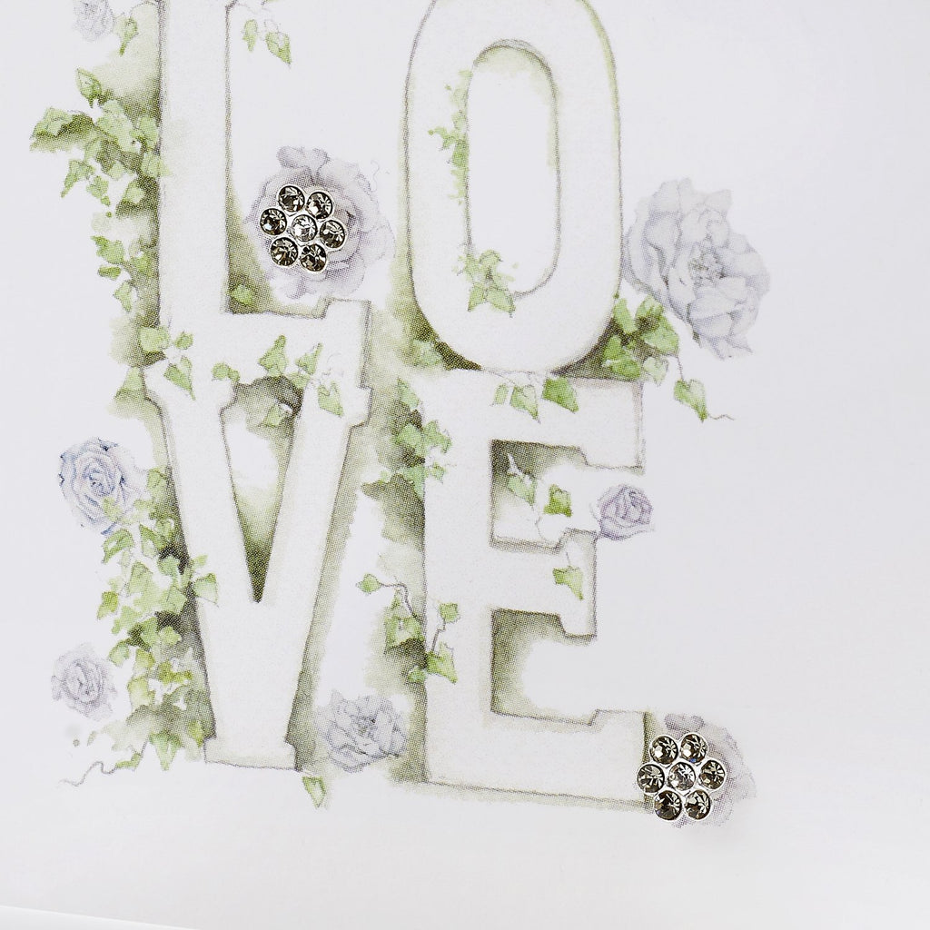 Boxed Love Silver Earring Card