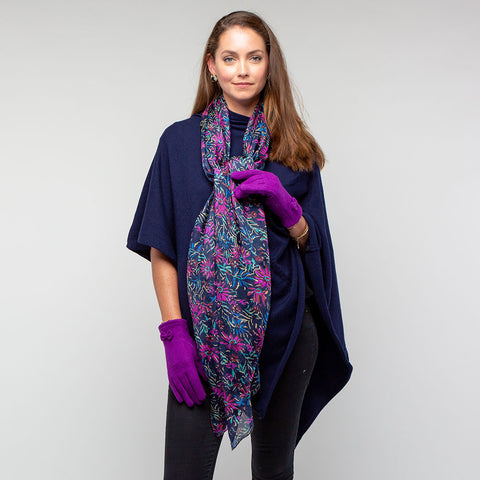 Blue Navy Tilley Poncho