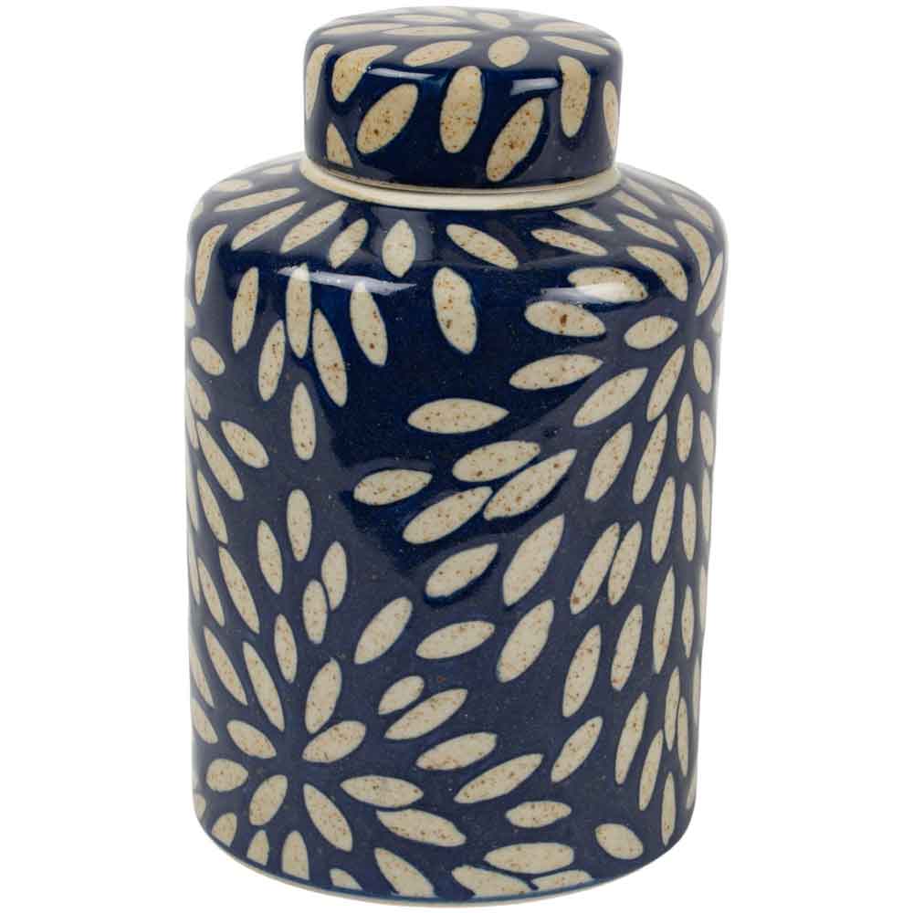 Ginger Jar Indigo Petales