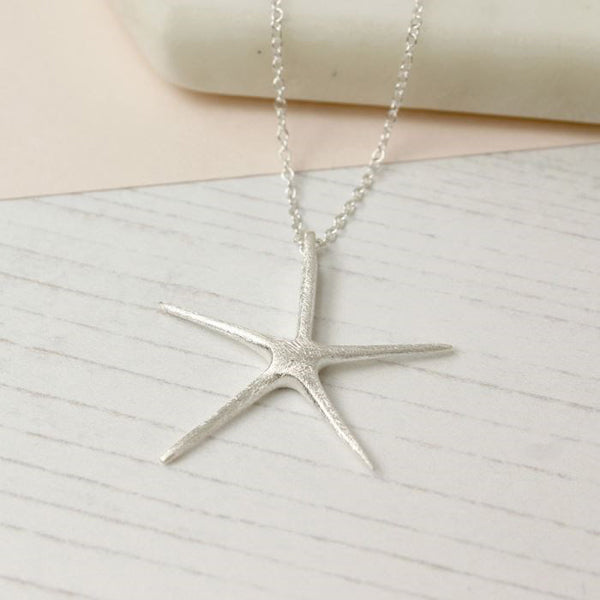The Starfish Silver Marcasite Pendant - Buy designer Marcasite Pendants  Online — KO Jewellery