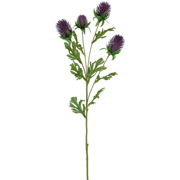 Faux Thistle Spray Blue