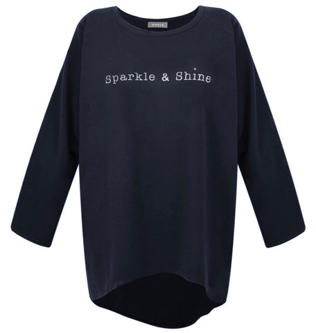 Navy Sparkle & Shine Robyn Top