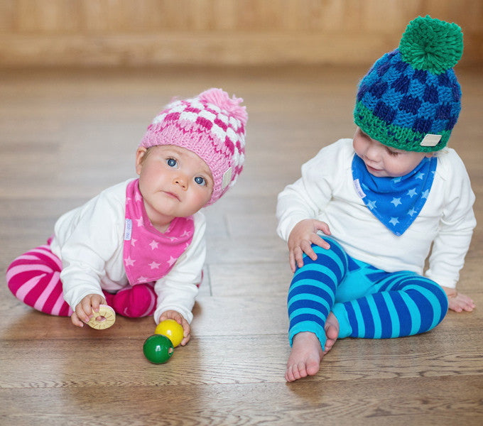 Blue Bobble Hat