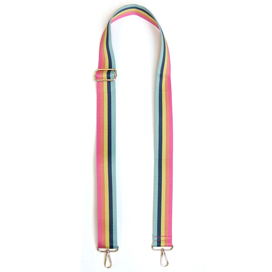 Pastel Striped Bag Strap