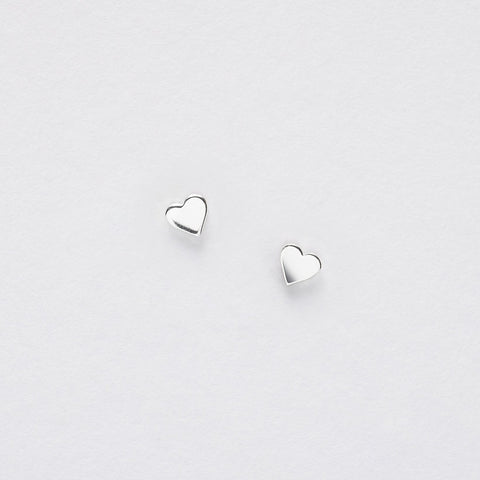 Boxed Teddy Silver Earring Card