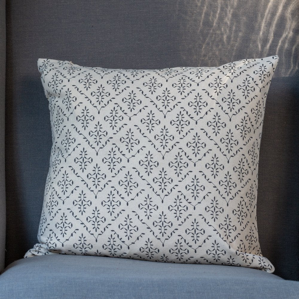 Square Cushion Lindos Pewter